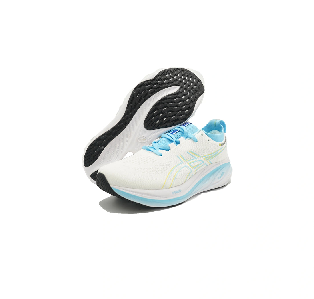 ASICS GEL-NIMBUS 26 (White/Blue/Light Green)