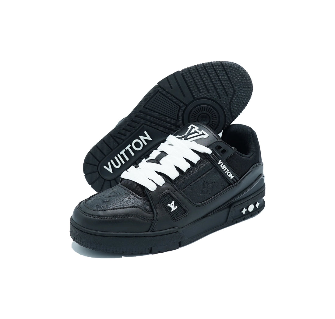 Louis Vuitton LV Trainer (Black Embossed Monogram)