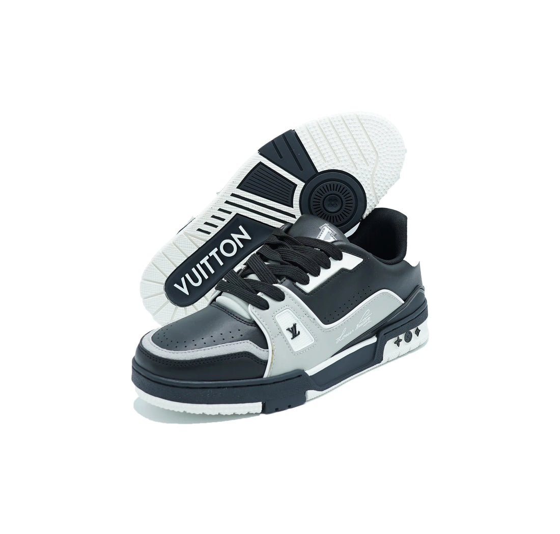 Louis Vuitton LV Trainer (Black, Grey)